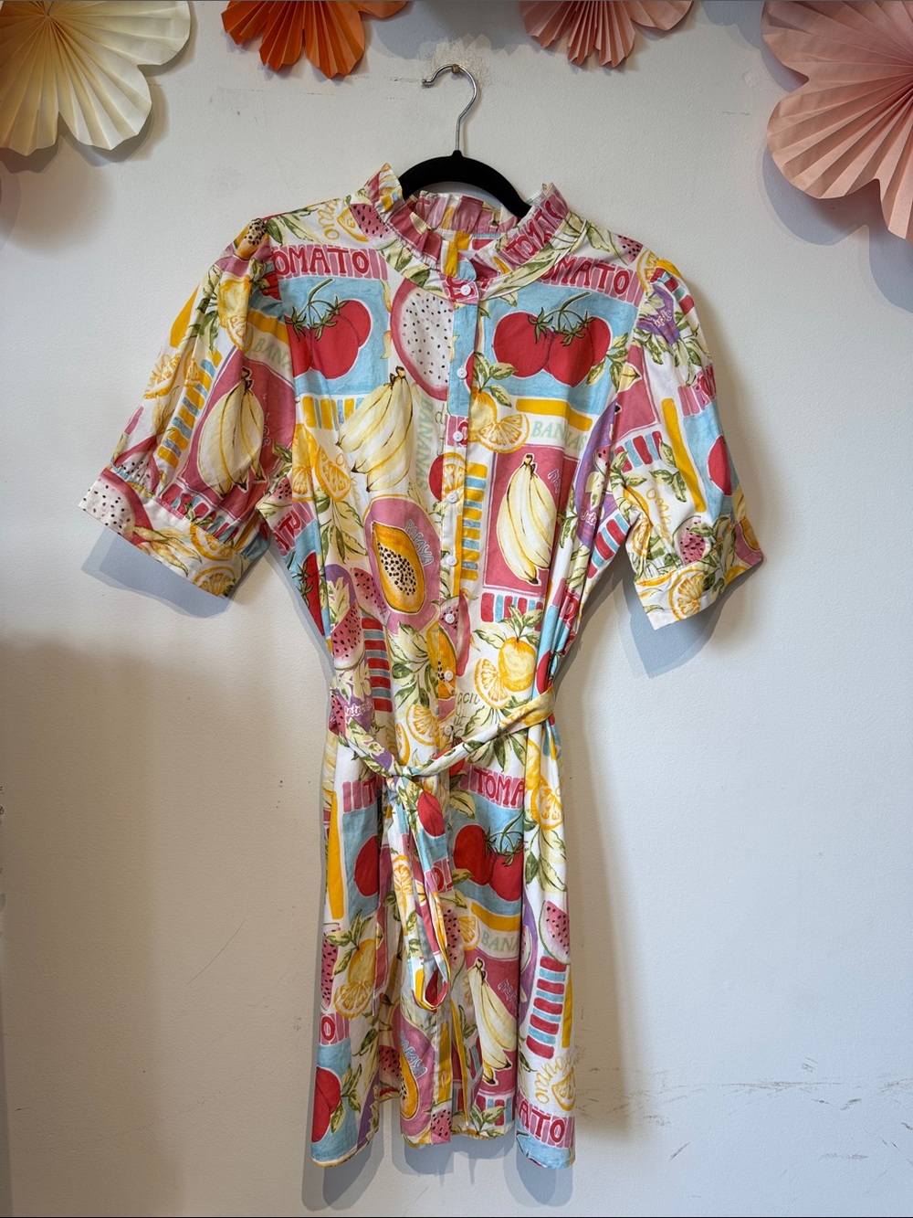 Sugarlips fruit printed dress NWT